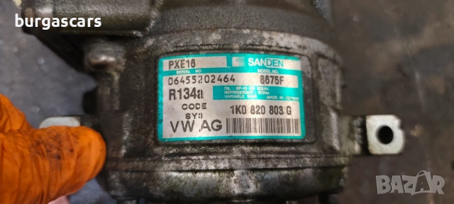 Компресор климатик 1K0 820 803 G VW Golf 5 1.9-105к.с. BKC, снимка 3 - Части - 54438595