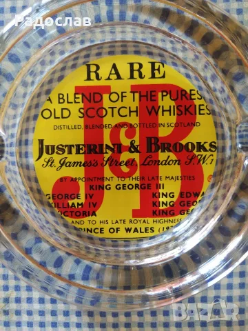 масивен пепелник J&B Whiskey , снимка 2 - Декорация за дома - 55320972