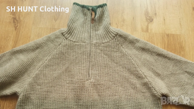 Vikafjell Sweater 100% Wool размер M за лов риболов туризъм вълнена блуза - 2528, снимка 4 - Пуловери - 54167095