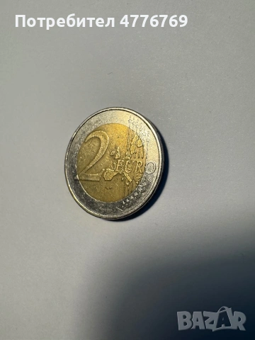 Монета 2 евро Германия 2002 година с буква F, снимка 4 - Колекции - 53965619