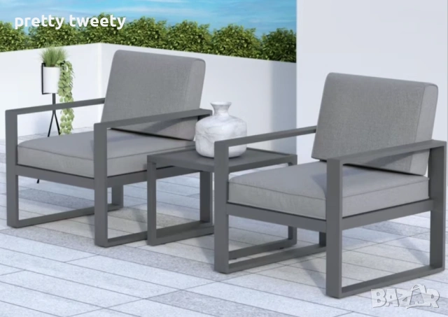 Метален градински сет/комплект в индустриален стил по поръчка , снимка 11 - Дивани и мека мебел - 53986617