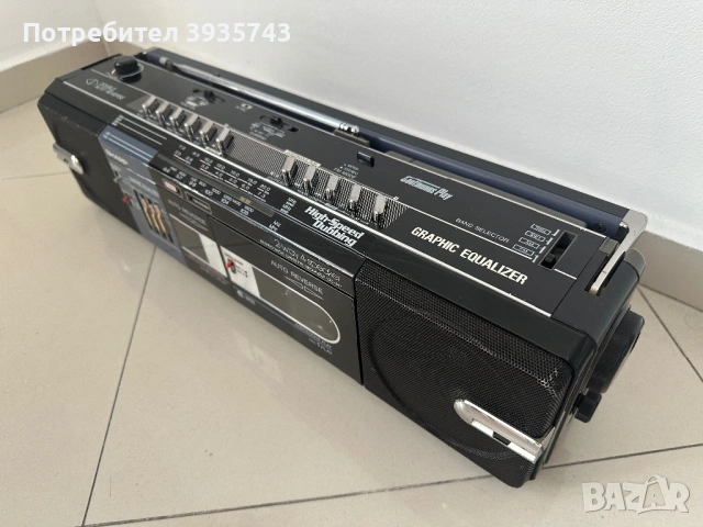 Sharp WQ 571Z(BK) Japan , снимка 4 - Радиокасетофони, транзистори - 54660351