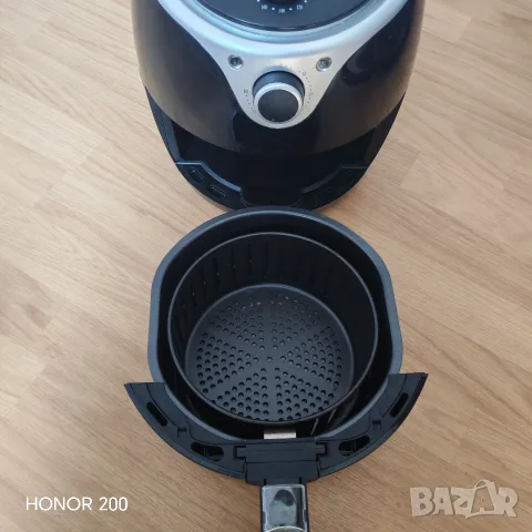 Air Fryer Елеком, фритюрник с горещ въздух, здравословно хранене. , снимка 6 - Уреди за готвене на пара - 55436251