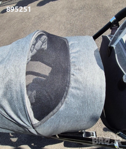 Количка Venicci Upline Slate Grey + Кошница Britax Römer Baby Safe Pro, снимка 14 - Детски колички - 53997656