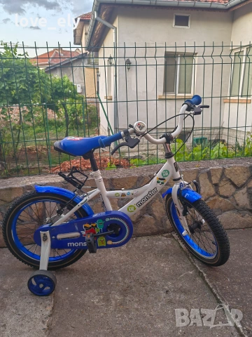 Детско колело синьо 1281 Moni 12“