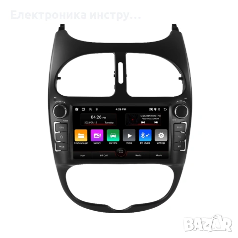 7" Android Мултимедия за Peugeot 206 / 206CC / 206SW (2000–2008), снимка 5 - Аксесоари и консумативи - 53959597
