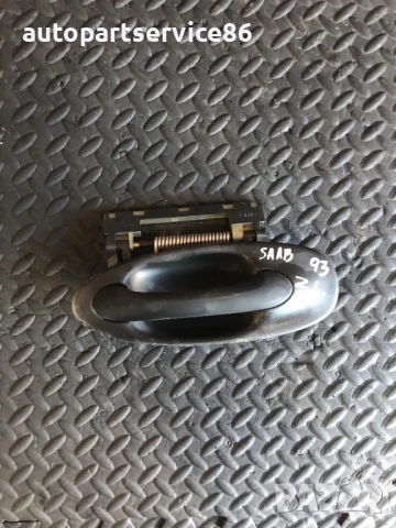 Външна дръжка за задна лява врата черна за Saab 9-3 (2002–2007) 12785558