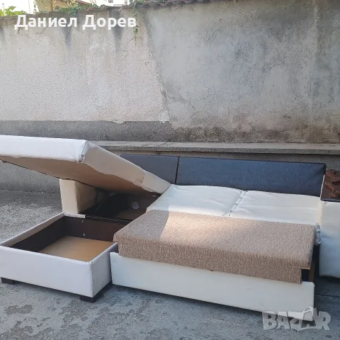 Ъглов холов диван за спане!, снимка 3 - Дивани и мека мебел - 55593764