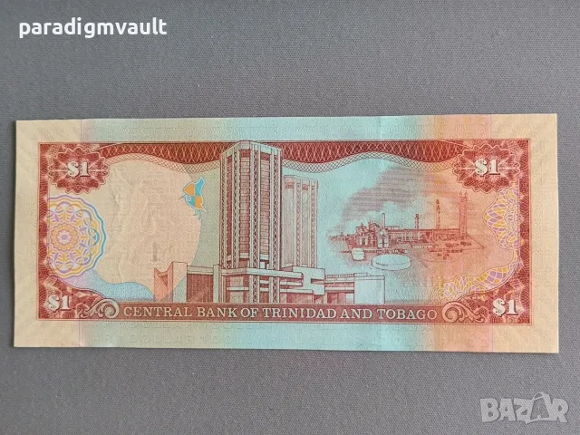 Банкнота - Тринидад и Тобаго - 1 долар UNC | 2006г., снимка 2 - Нумизматика и бонистика - 55356514