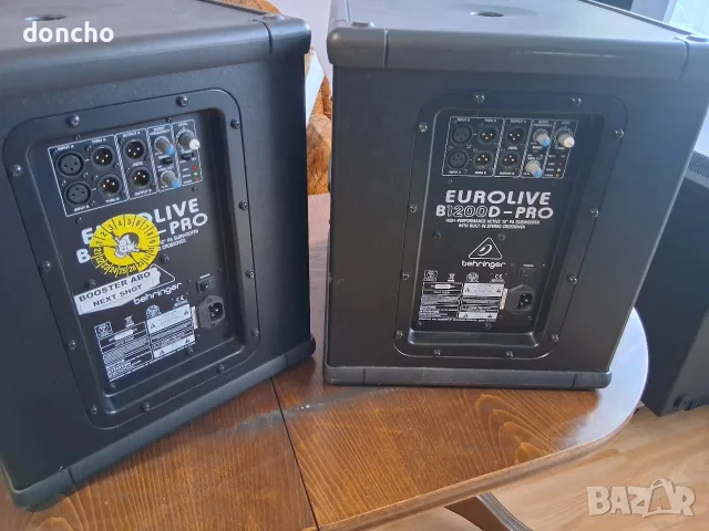 Активни баси behringer b1200pro, снимка 3 - Тонколони - 55578262