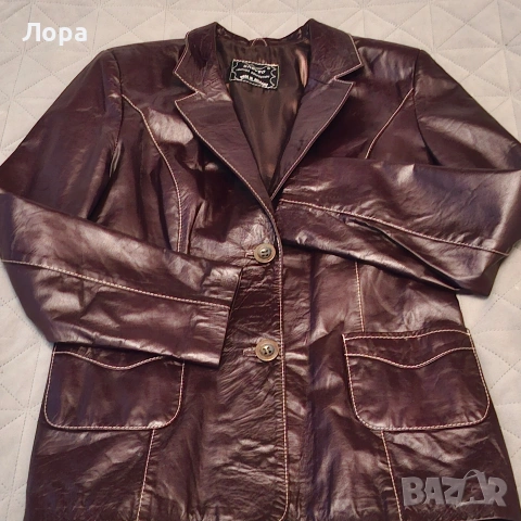 Дамско сако естествена кожа 