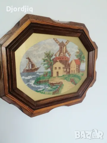 Гоблени в дървени рамки , снимка 5 - Гоблени - 54757927