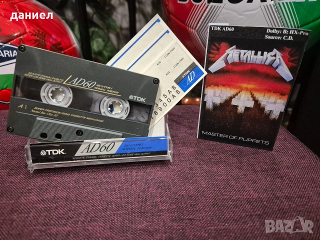 Качествена аудио касета DENON HD-M/100 - TYPE IV - метална лента - Deep Purple & Scorpions, снимка 4 - Аудио касети - 55232022
