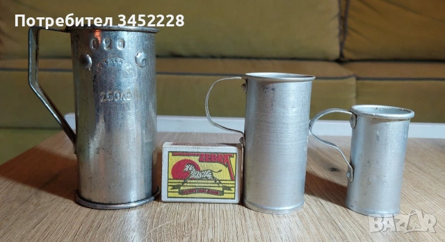 Мерки за алкохол ретро за ценители 3 броя , снимка 6 - Антикварни и старинни предмети - 54247954