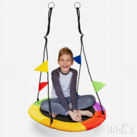 Люлка "Щъркелово гнездо" — здрава, удобна и подходяща за деца и възрастни до 150 кг, снимка 2 - Градински мебели, декорация  - 54113711