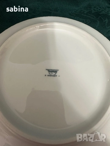 THOMAS, ROSENTHAL, Germany Луксозен сервиз от висококачествен порцелан-десертен сервиз чинии, снимка 6 - Сервизи - 54046950