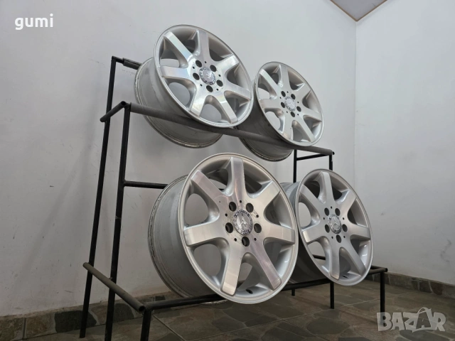 4бр 16ски джанти за MERCEDES C КЛАСА 5х112мм A161423 , снимка 6 - Гуми и джанти - 54736025