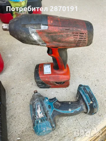 гайковерт Hilti и импакт Makita