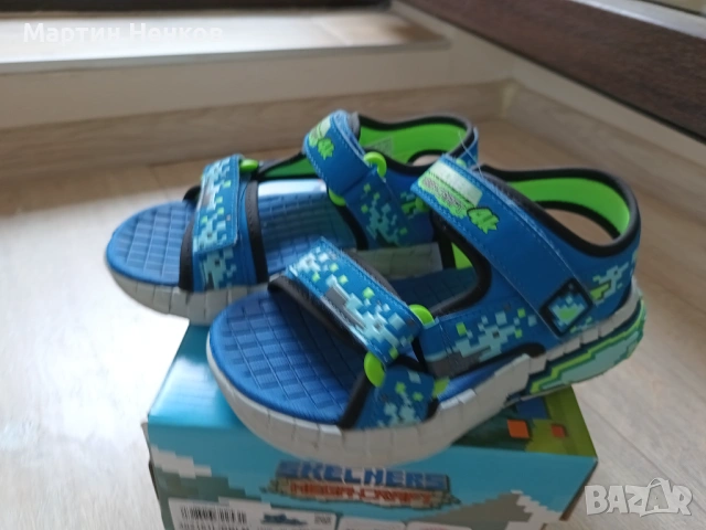 Сандали Sketchers Minecraft 30 номер, снимка 3 - Детски сандали и чехли - 54653607