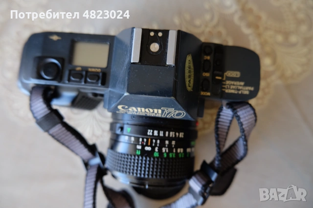 Canon T70 & Canon FDn 28mm f2.8 Lens. Canon FD Mount, снимка 5 - Фотоапарати - 54552327