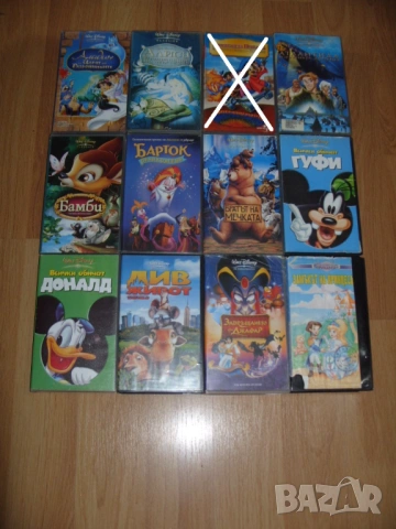 Анимации на Видеокасети VHS
