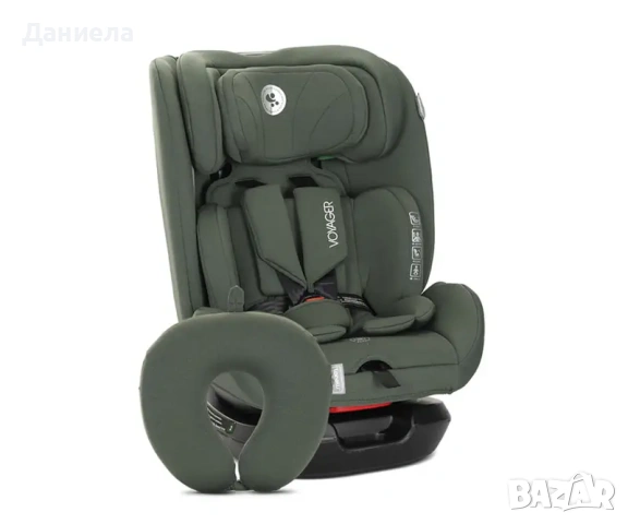 Lorelli Стол за кола Voyager green i-Size 40-150 см+възглавница за път