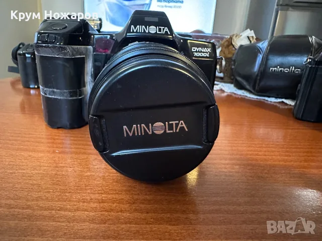 Продавам Minolta DYNAX 7000i с обектив- Minolta. Zoom. AF. 28-85 mm. 1:3.5(22)-4.5  ф55mm  , снимка 2 - Фотоапарати - 55353506