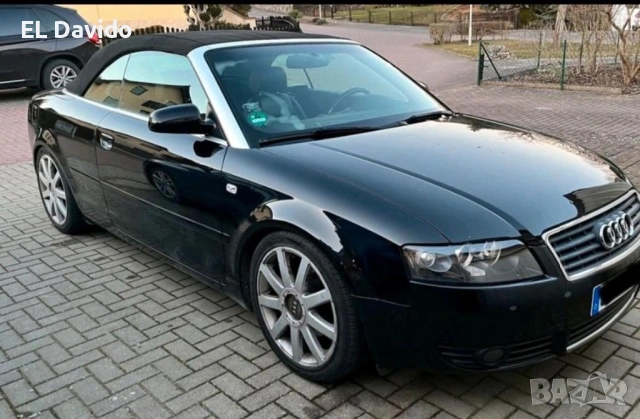 Audi A4 Cabrio 2.4 бензин – регистрирано в България – оригинален мотор – 2 ключа, снимка 2 - Автомобили и джипове - 54477618