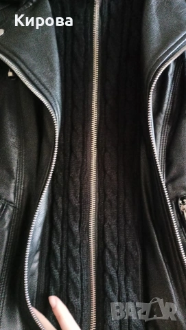 Дамско кожено яке GUESS, снимка 3 - Якета - 54359774