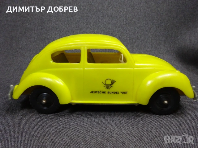 СТАРА РЕТРО ПЛАСТМАСОВА ИГРАЧКА КОЛИЧКА VOLKSWAGEN, снимка 6 - Колекции - 54105993