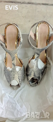 Луксозни сандали Mitarotonda (Made in Italy) – Естествена кожа, снимка 5 - Дамски обувки на ток - 54214849