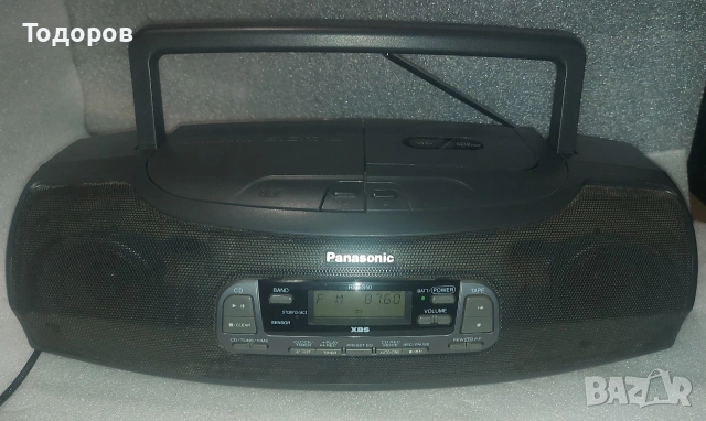 Panasonic RX-ES50 стерео радиокасетофон със CD плейър , снимка 8 - Радиокасетофони, транзистори - 54692142