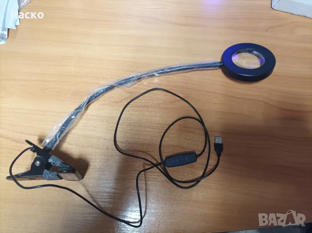 Led, лед лампа с лупа