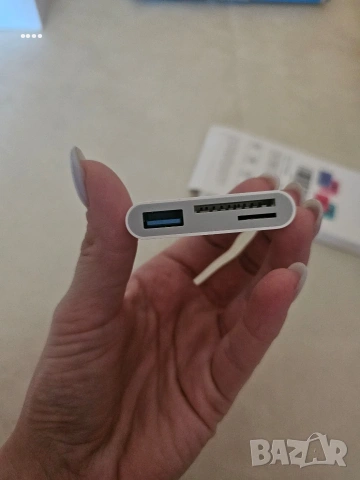 Двоен четец на карти , снимка 4 - USB Flash памети - 55207139