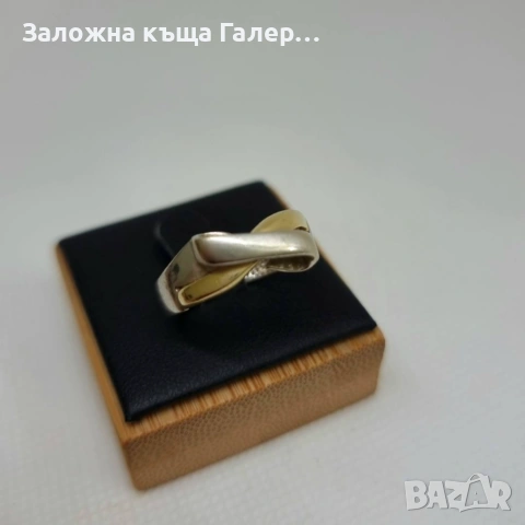 Стилен златен пръстен – 585 проба, 4.56 гр., снимка 3 - Пръстени - 54215076