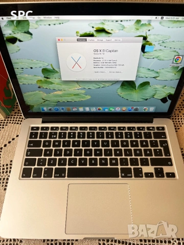 Mac book pro 13 intel iris 