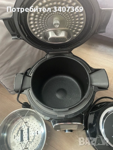 Tefal Cook4Me - Мултикукър с Еърфрайър капак, готвене под налягане, WiFi, снимка 3 - Мултикукъри - 55016282