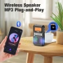 PRUNUS J-525 Малко радио AM FM, Bluetooth, 2500mAh, TF карта/Жак за слушалки/Таймер, снимка 2