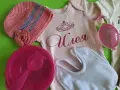 Бебешки подаръчни комплекти с име, снимка 3