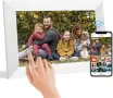 10,1-инчова WiFi цифрова фоторамка, 1280x800 IPS сензорен екран HD, 32GB, снимка 1