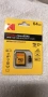 Kodak Micro SDXC UHS-I U3 A1 V30 Card 64 Class 10 (+ адаптер), снимка 1