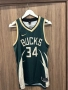 Баскетболен потник Bucks (M) и Оригинални тениски Adidas (2XL), снимка 1
