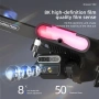 WIFI FPV професионален мини RC сгъваем дрон със 1080px камера, снимка 13