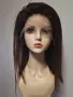 Естествена бразилска перука 40 см - Кестенява | Lace Front 13x4 | 100% човешка коса, снимка 11