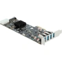 Delock PCI Express x4 карта към 4 x външни SuperSpeed ​​​​USB (USB 3.2 Gen 1) USB Type-A женски, чет, снимка 3