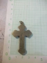Кръст бронзов с разпятието - 10,84 гр., снимка 6