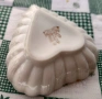 Belleek винтидж купички-сърца от фин ирландски порцелан, снимка 9