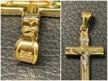 Чисто нов Златен кръст разпятие 14 карата 585 gold krast zlato zlaten, снимка 9