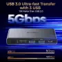 Suidek USB C KVM превключвател за 1 монитор и 2 компютъра, нов, снимка 5