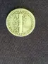 Сребърна монета дайм 1938, снимка 1